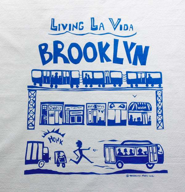 Kitchen Towel - Living La Vida Brooklyn - Morning Rush