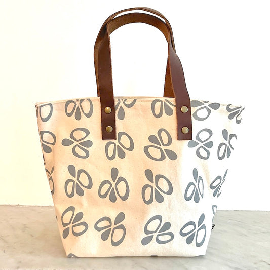 Canvas Bucket Bag- Petals